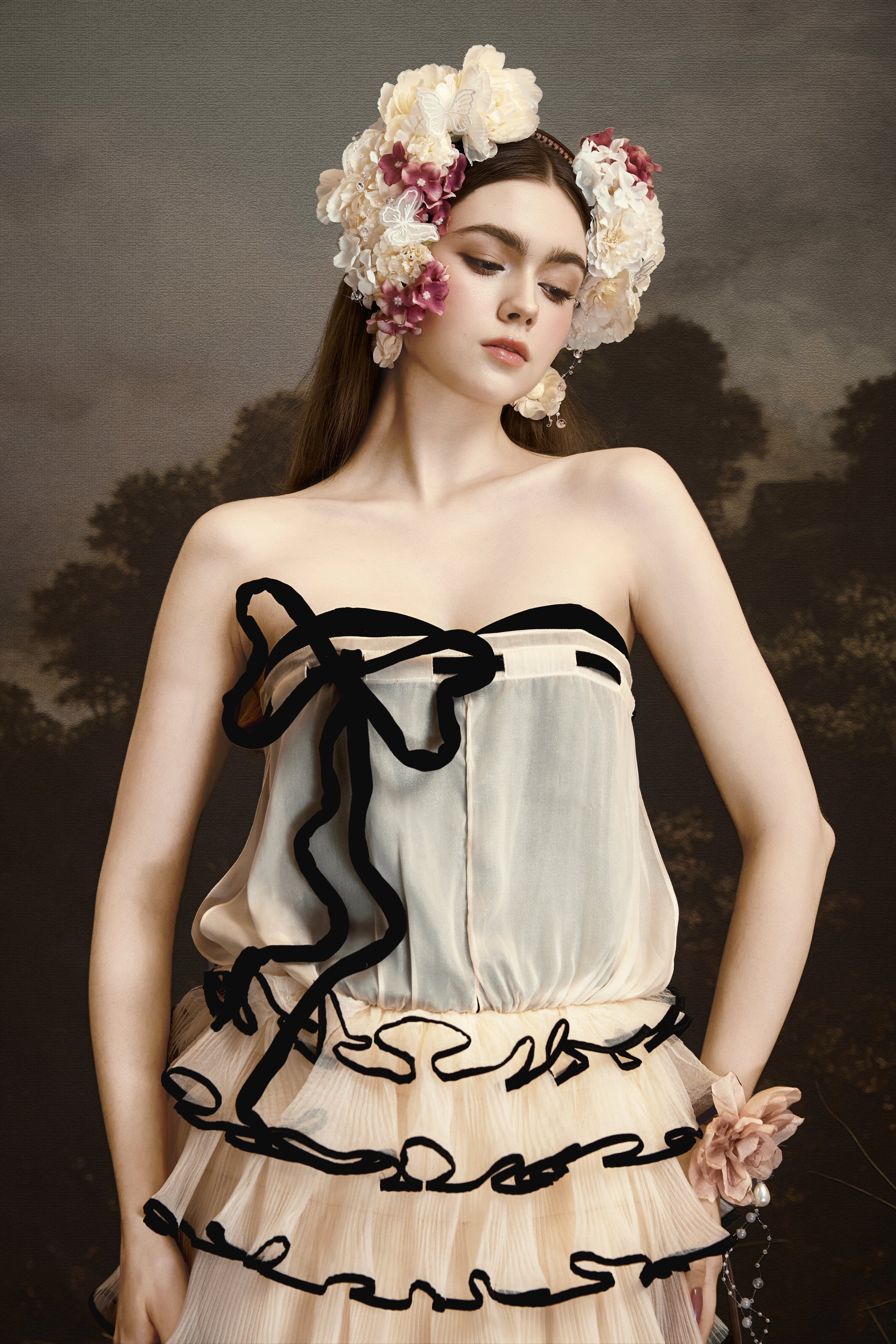 CRETE'S SUNSET dress